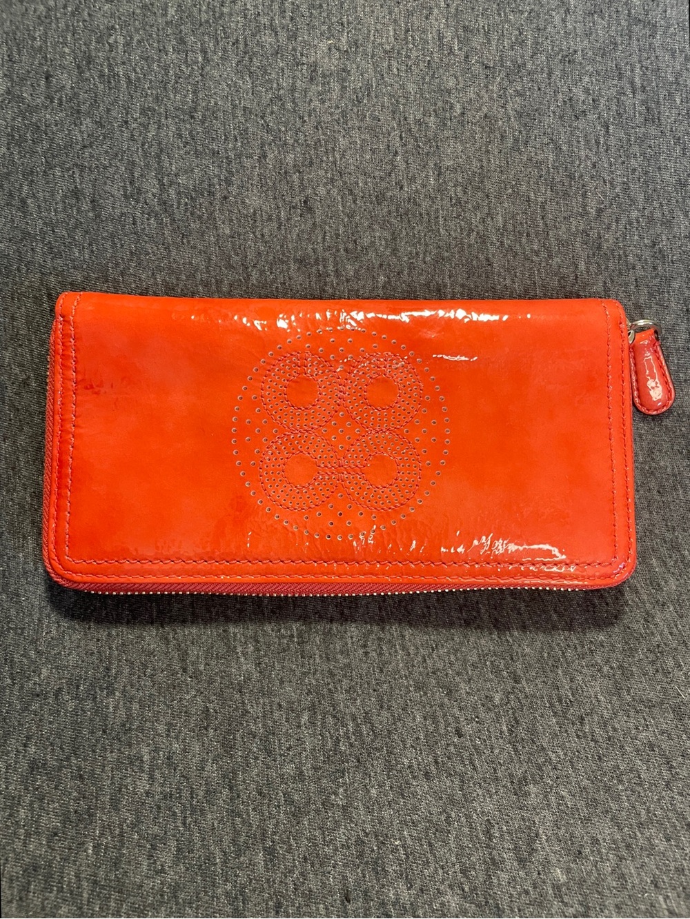 Coach Signature Audrey patent leather Women’s Zip Wallet